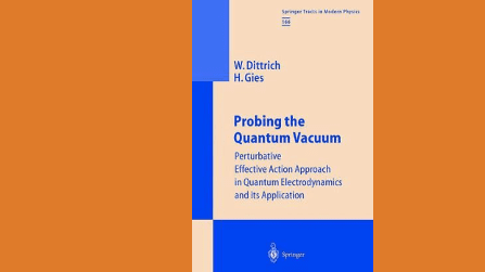 Buch: Probing the Quantum Vacuum