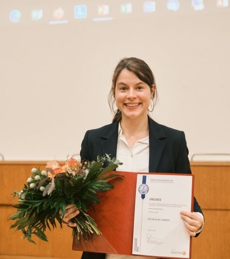 Den Friedrich-Hund-Dissertationspreis für Grundlagenforschung 2022 erhielt Dr. Kim Alina Lammers.